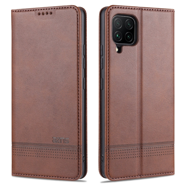AZNS Magnetic Calf Texture Horizontal Flip Leather Case with Card Slots & Holder & Wallet, For Samsung Galaxy M51 (Side Fingerprint)