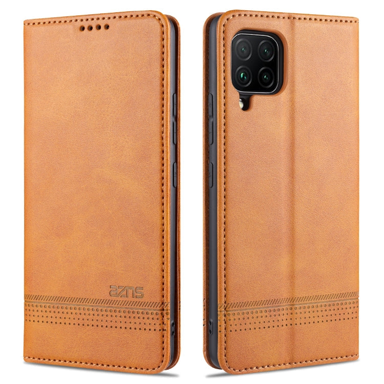 AZNS Magnetic Calf Texture Horizontal Flip Leather Case with Card Slots & Holder & Wallet, For Samsung Galaxy M51 (Side Fingerprint)