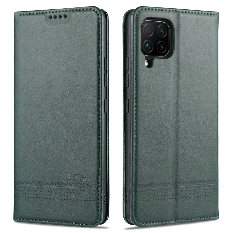 AZNS Magnetic Calf Texture Horizontal Flip Leather Case with Card Slots & Holder & Wallet, For Samsung Galaxy M51 (Side Fingerprint)