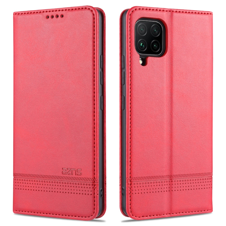 AZNS Magnetic Calf Texture Horizontal Flip Leather Case with Card Slots & Holder & Wallet, For Samsung Galaxy M51 (Side Fingerprint)