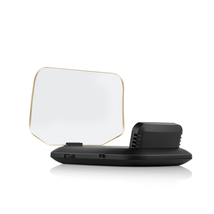 C1 OBD2 + GPS Mode Car HUD Head-up Display Compass / Speed / Water Temperature / Voltage Display / Speed / Fault Alarm / Navigation Function, C1 With Navigation Function