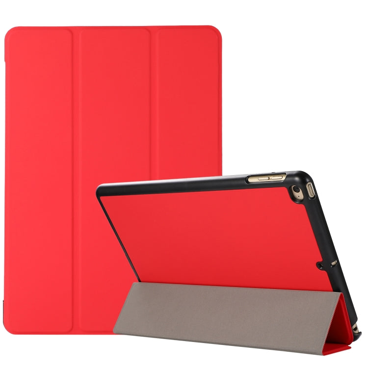 3-folding Skin Texture Horizontal Flip TPU + PU Leather Case with Holder, For iPad Air 11 2024 / 2022 / 2020 10.9, For iPad 9.7 (2018) / 9.7 (2017) / air / air2, For Lenovo M10 Plus, For Samsung Galaxy Tab A7 10.4(2020) T500 / T505