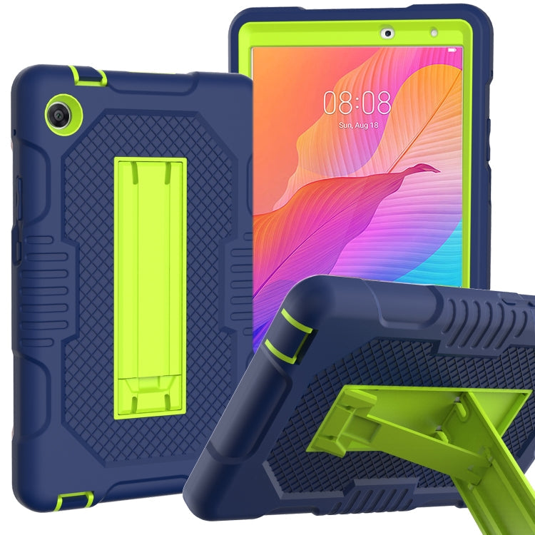 Contrast Color Robot Shockproof Silicone + PC Protective Case with Holder, For Huawei MatePad T10, For Huawei MatePad T8 8.0(2020)