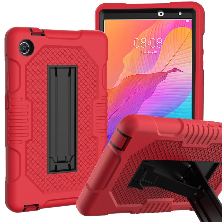 Contrast Color Robot Shockproof Silicone + PC Protective Case with Holder, For Huawei MatePad T10, For Huawei MatePad T8 8.0(2020)