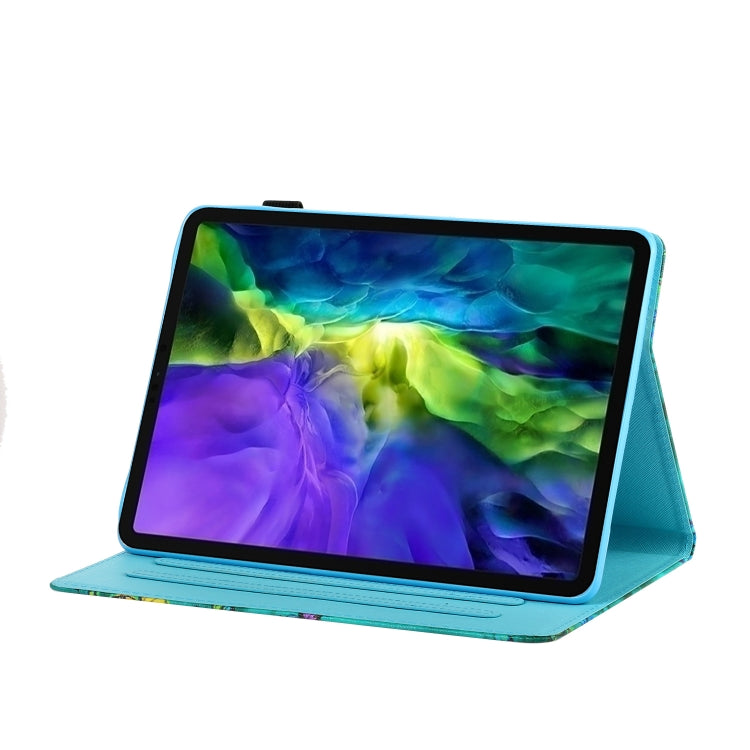 Coloured Drawing Stitching Horizontal Flip Leather Case with Holder & Card Slot & Sleep / Wake-up Function, For iPad Pro 11 (2020) / (2018), For iPad 10.2 2021 / 2020 / 2019 / Air (2019), For iPad Air / Air 2 / 9.7 (2017) & (2018)...