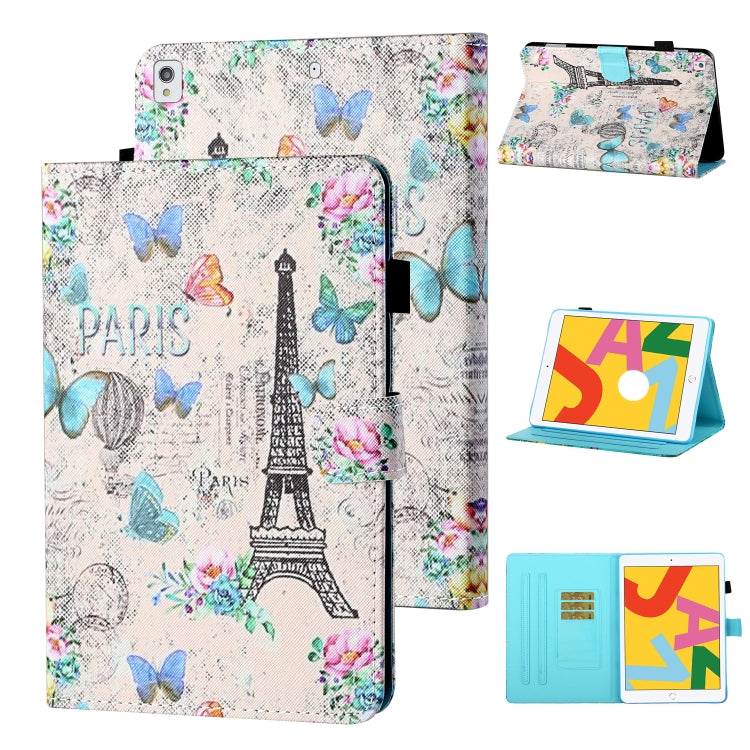 Coloured Drawing Stitching Horizontal Flip Leather Case with Holder & Card Slot & Sleep / Wake-up Function, For iPad Pro 11 (2020) / (2018), For iPad 10.2 2021 / 2020 / 2019 / Air (2019), For iPad Air / Air 2 / 9.7 (2017) & (2018)...