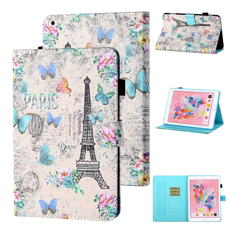 Coloured Drawing Stitching Horizontal Flip Leather Case with Holder & Card Slot & Sleep / Wake-up Function, For iPad Pro 11 (2020) / (2018), For iPad 10.2 2021 / 2020 / 2019 / Air (2019), For iPad Air / Air 2 / 9.7 (2017) & (2018)...