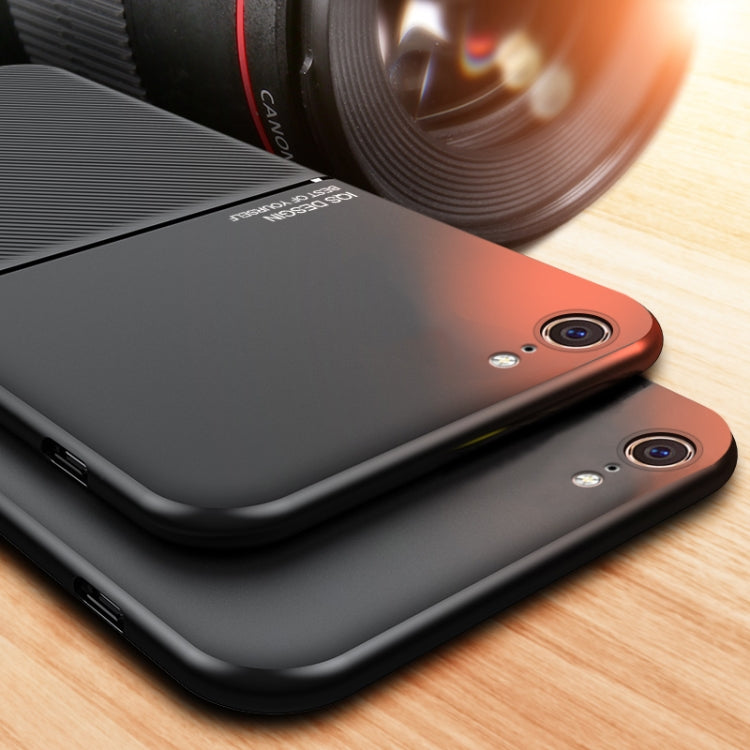 Classic Tilt Strip Grain Magnetic Shockproof PC + TPU Case, For iPhone 6, For iPhone 6 Plus, For iPhone 8 Plus / 7 Plus, For iPhone 11, For iPhone 11 Pro, For iPhone 11 Pro Max