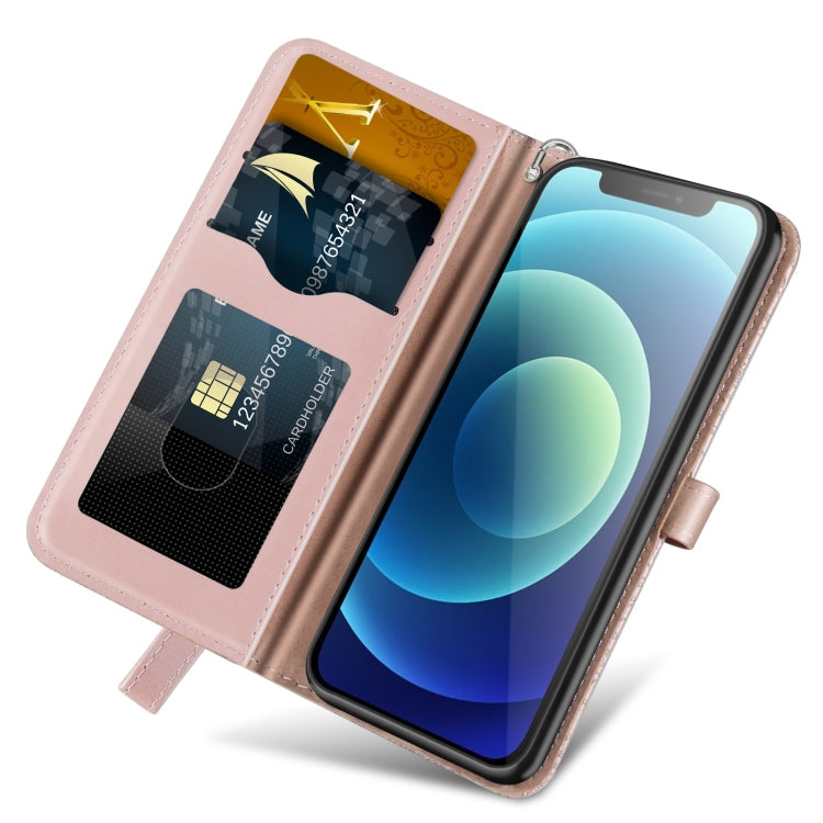 Life of Tree Embossing Pattern Horizontal Flip Leather Case with Holder & Card Slot & Wallet & Photo Frame & Lanyard, For iPhone 11 Pro, For iPhone 11, For iPhone 11 Pro Max, For iPhone 12 mini