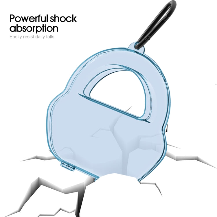 PP Jelly Color Headphone Protective Case for AirPods Max, with Hook, PP Black, PP White, PP Blue, PP Green, PP Red