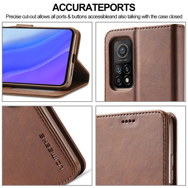 LC.IMEEKE Calf Texture Horizontal Flip Leather Case with Holder & Card Slots & Wallet, For Xiaomi Mi 10 5G / Mi 10T Pro 5G, For Xiaomi Mi 10T Lite 5G