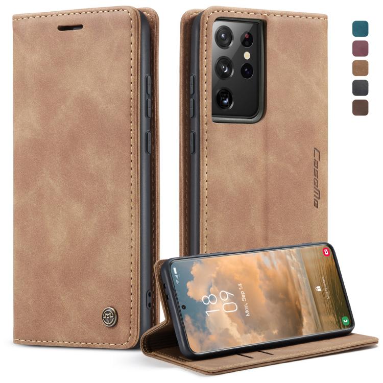 CaseMe 013 Multifunctional Horizontal Flip Leather Case with Holder & Card Slot & Wallet, For Samsung Galaxy S21 5G, For Samsung Galaxy S21+ 5G, For Samsung Galaxy S21 Ultra 5G