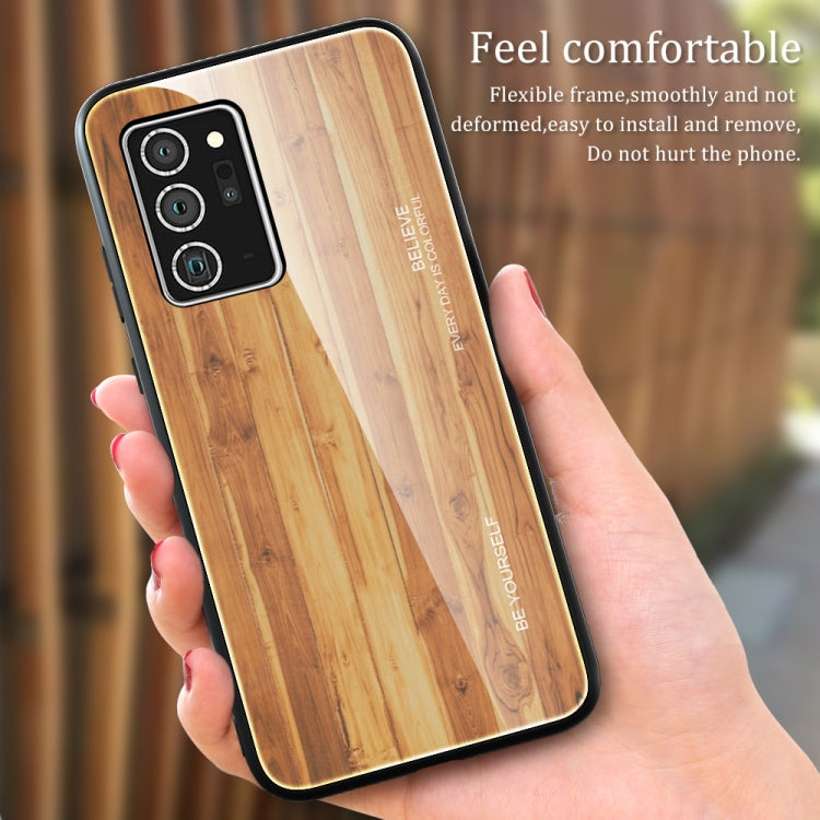 Wood Grain Glass Protective Case, For Huawei P40, For Huawei P40 Pro