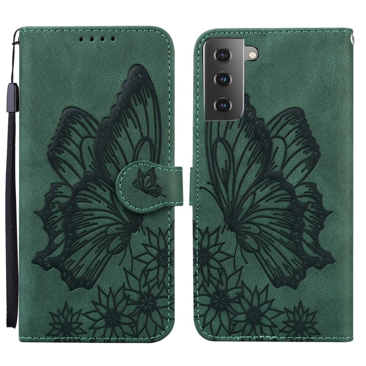 Retro Skin Feel Butterflies Embossing Horizontal Flip Leather Case with Holder & Card Slots & Wallet, For Samsung Galaxy S20+, For Samsung Galaxy S20 Ultra, For Samsung Galaxy S21 5G, For Samsung Galaxy S21 Ultra  5G