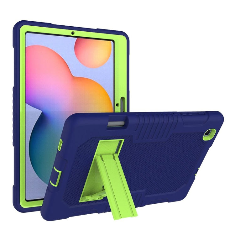 Contrast Color Robot Shockproof Silicone + PC Protective Case with Holder, For iPad Pro 12.9 inch (2018/2020), For iPad 9.7 (2017/2018), For Samsung Galaxy Tab S6 Lite P610