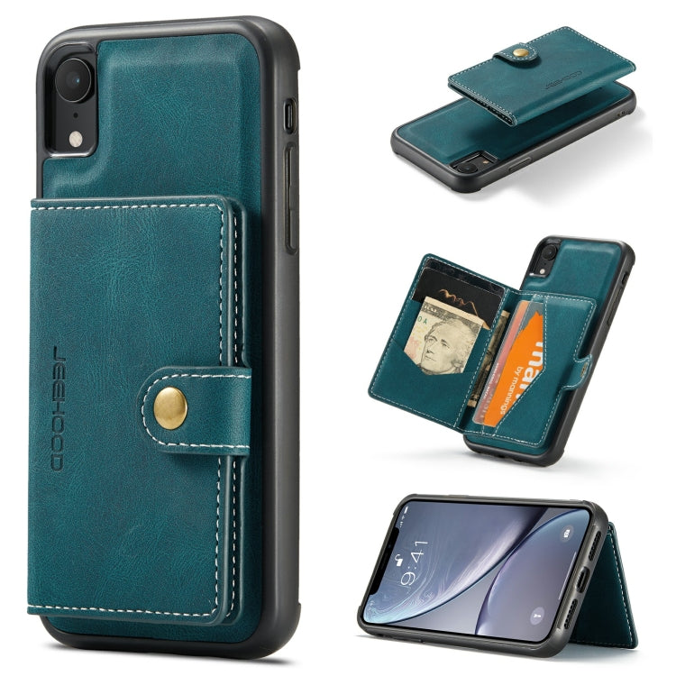 JEEHOOD Retro Magnetic Detachable Protective Case with Wallet & Card Slot & Holder, For iPhone 8 Plus & 7 Plus, For iPhone SE 2022 / SE 2020 & 8 & 7, For iPhone X / XS, For iPhone XR