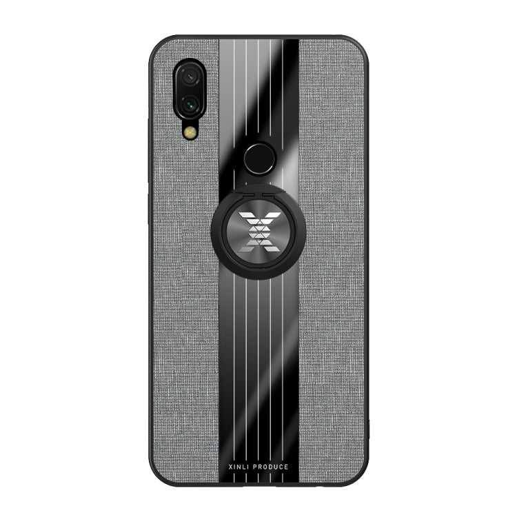 XINLI Stitching Cloth Textue Shockproof TPU Protective Case with Ring Holder, For Xiaomi Redmi 7, For Xiaomi Mi 9T / Redmi K20, For Xiaomi Redmi Note 5, For Xiaomi Redmi Note 7, For Xiaomi Redmi 5 Plus