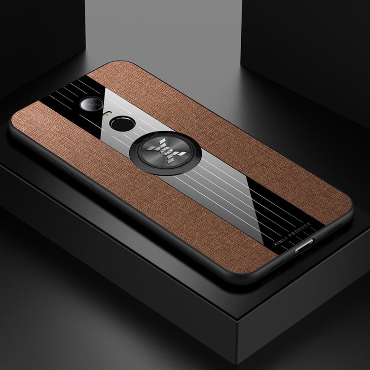 XINLI Stitching Cloth Textue Shockproof TPU Protective Case with Ring Holder, For Xiaomi Redmi 7, For Xiaomi Mi 9T / Redmi K20, For Xiaomi Redmi Note 5, For Xiaomi Redmi Note 7, For Xiaomi Redmi 5 Plus