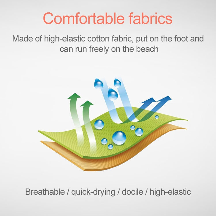 Non-slip Wear-resisting Thick Rubber Sole Diving Shoes and  Socks, One Pair, XXXS, XXS