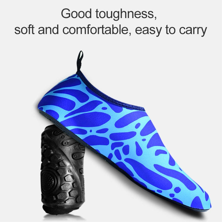 Non-slip Wear-resisting Thick Rubber Sole Diving Shoes and  Socks, One Pair, XS, S
