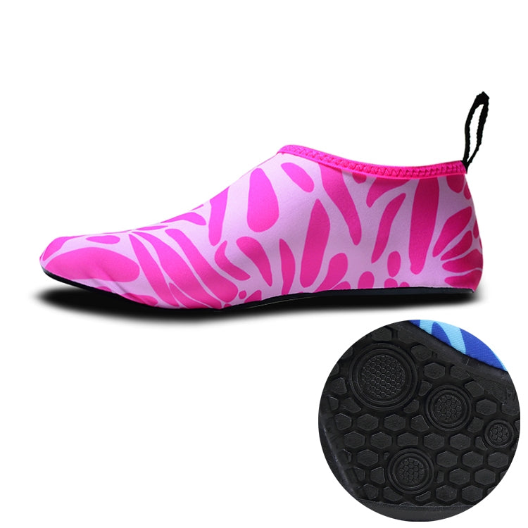 Non-slip Wear-resisting Thick Rubber Sole Diving Shoes and  Socks, One Pair, XS, S