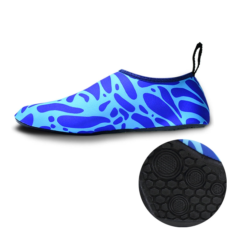 Non-slip Wear-resisting Thick Rubber Sole Diving Shoes and  Socks, One Pair, XS, S