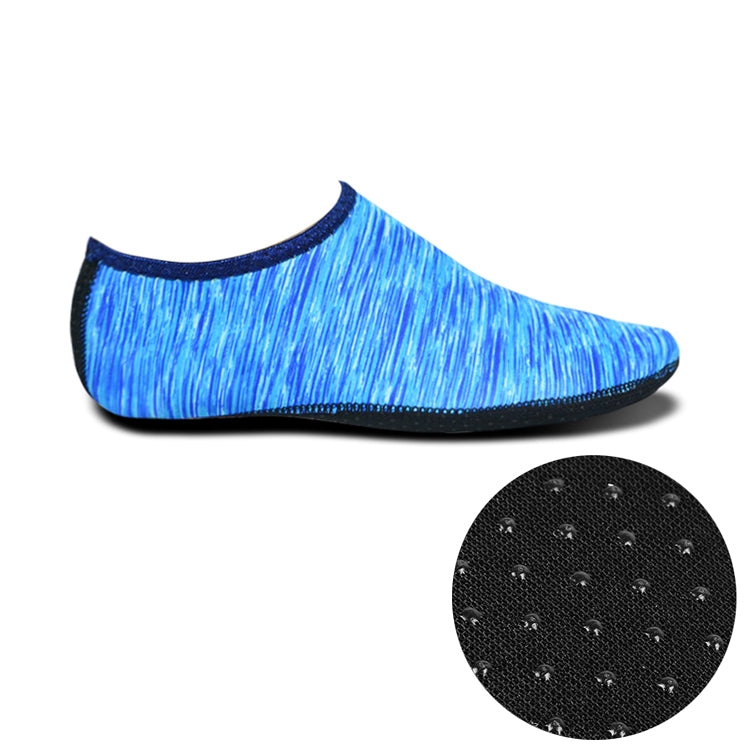Non-slip Plastic Grain Texture Thick Cloth Sole Printing Diving Shoes and Socks, One Pair, XXXS, XXS, XS, S