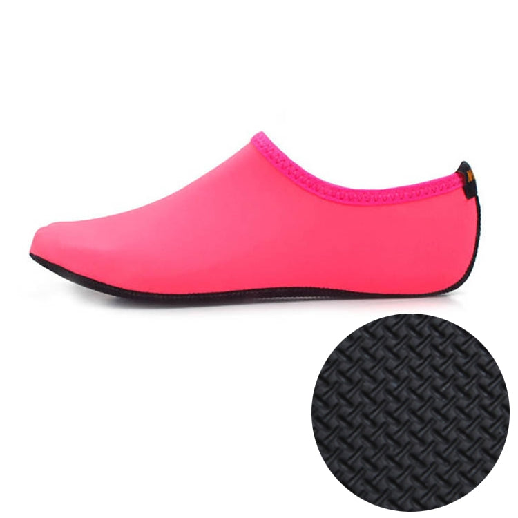 3mm Non-slip Rubber Embossing Texture Sole Solid Color Diving Shoes and Socks, One Pair, XXXS, XXS, XS, S