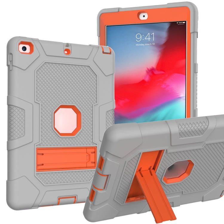 Contrast Color Robot Shockproof Silicone + PC Protective Case with Holder, For Samsung Galaxy Tab S6 Lite P610, For iPad 9.7 (2018 / 2017), For iPad Air 2022 / 2020 10.9 inch