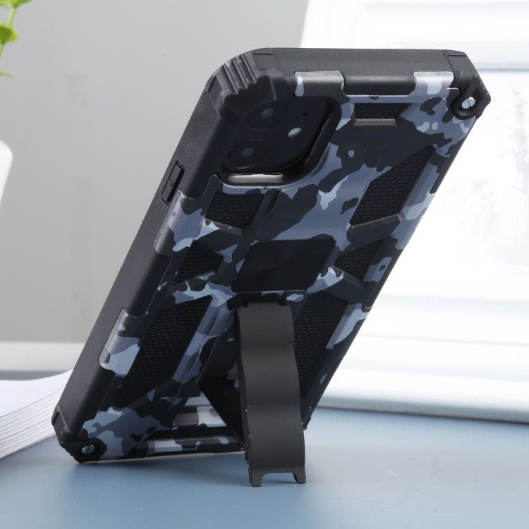 Camouflage Armor Shockproof TPU + PC Magnetic Protective Case with Holder, For iPhone 11 Pro Max, For iPhone 11, For iPhone 11 Pro