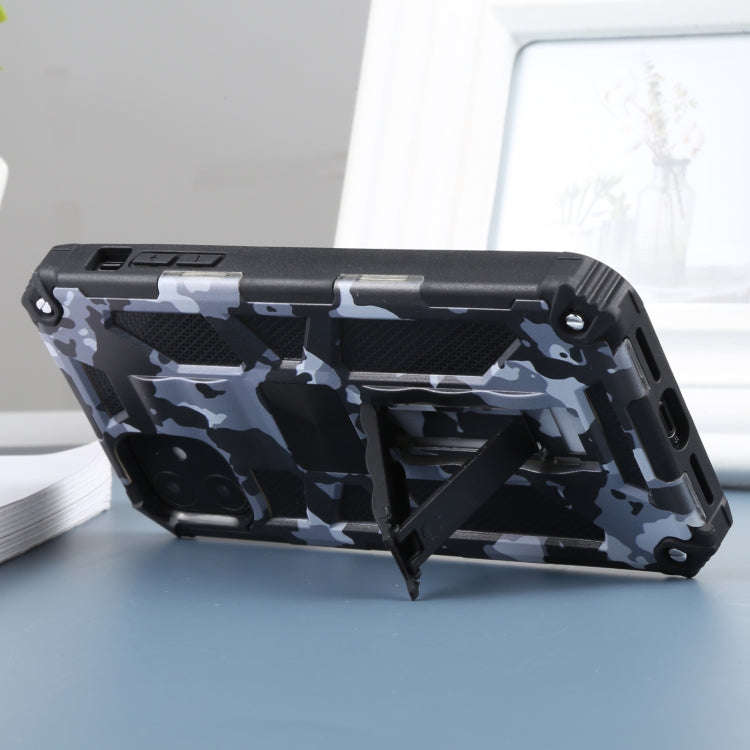 Camouflage Armor Shockproof TPU + PC Magnetic Protective Case with Holder, For iPhone 11 Pro Max, For iPhone 11, For iPhone 11 Pro