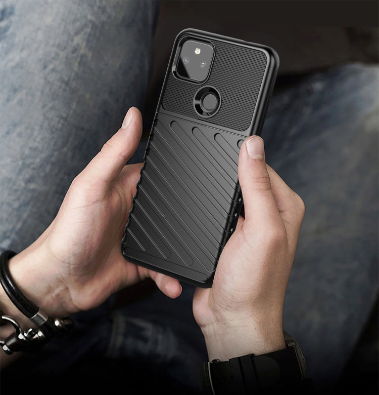 Thunderbolt Shockproof TPU Protective Soft Case, For Google Pixel 5A