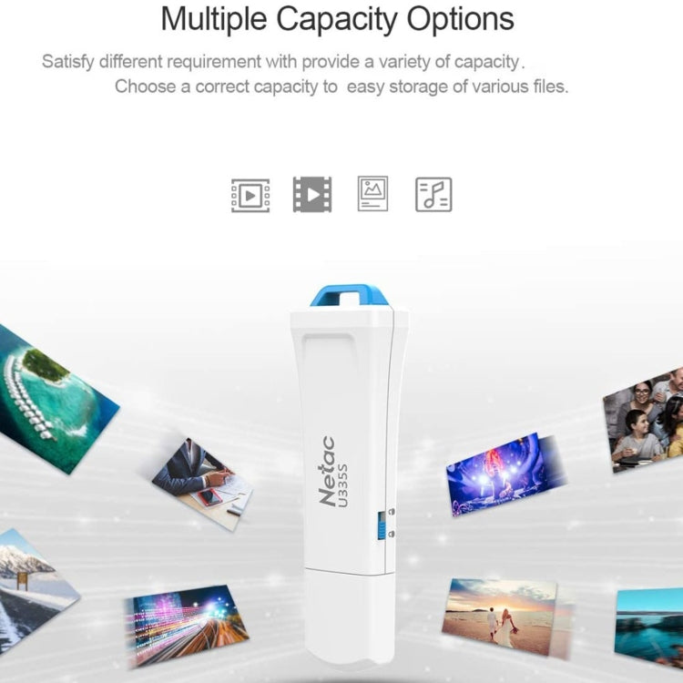 Netac U335S USB 3.0 High Speed Antivirus Write Protection USB Flash Drives U Disk, 128GB