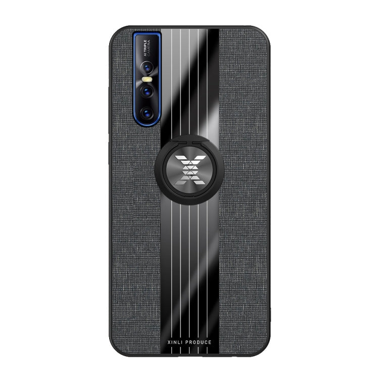 XINLI Stitching Cloth Textue Shockproof TPU Protective Case with Ring Holder, For Vivo S1 Pro, For Vivo S1 / V15, For Vivo V11 / X21S, For Vivo IQOO NEO