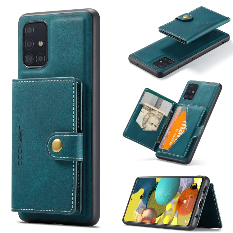 JEEHOOD Retro Magnetic Detachable Protective Case with Wallet & Card Slot & Holder, For Samsung Galaxy A52 5G, For Samsung Galaxy A72 5G, For Samsung Galaxy A42 5G, For Samsung Galaxy A51 5G
