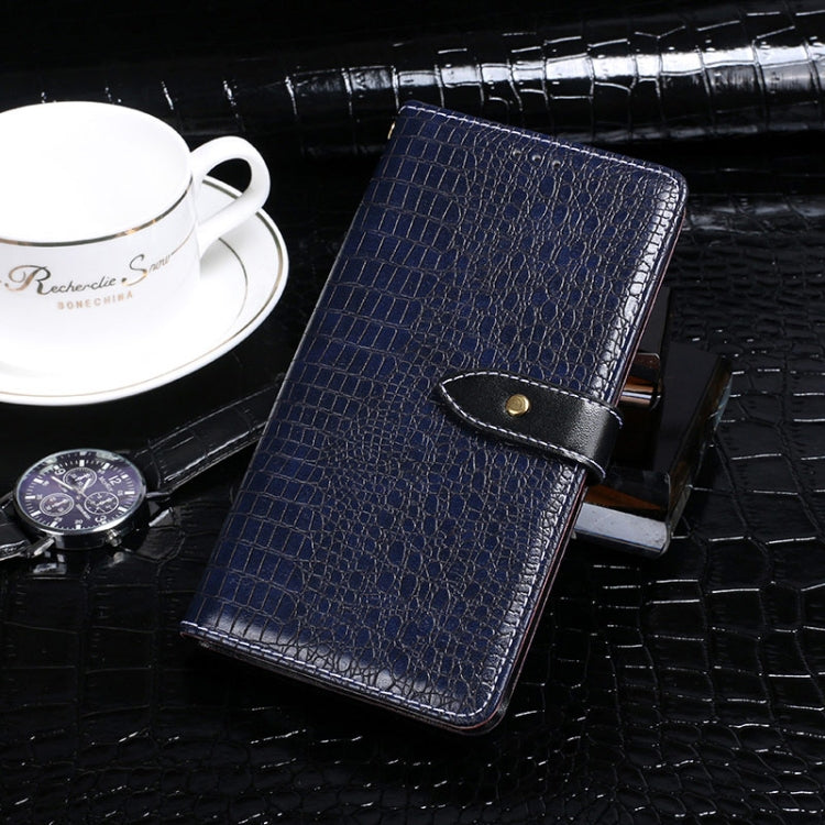 idewei Crocodile Texture Horizontal Flip Leather Case with Holder & Card Slots & Wallet, For TCL 10 5G, For vivo X60 Pro+