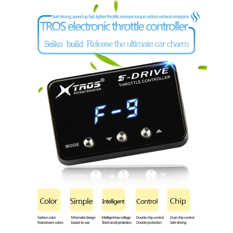 TROS KS-5Drive Potent Booster Electronic Throttle Controller, For Jeep Compass 2018-, For Jeep Renegade 2015-, For Jeep Patriot 2007-2017, For Toyota Wish 2010-, For Toyota Wigo 2017-, For Toyota Agya 2017-, For Toyota Rush 2017-                       ...