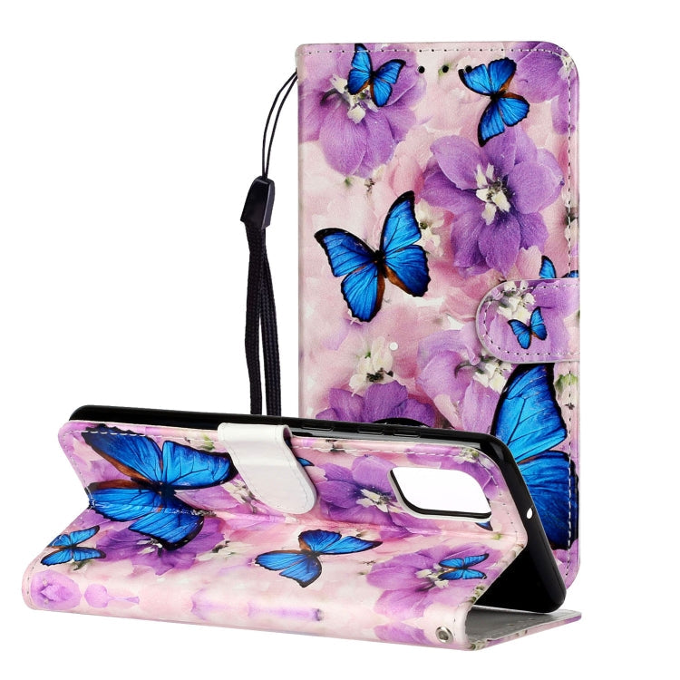 Oil Embossed Coloured Drawing Pattern Horizontal Flip PU Leather Case with Holder & Card Slots & Wallet, For Samsung Galaxy A42 5G, For Samsung Galaxy A52 5G / 4G