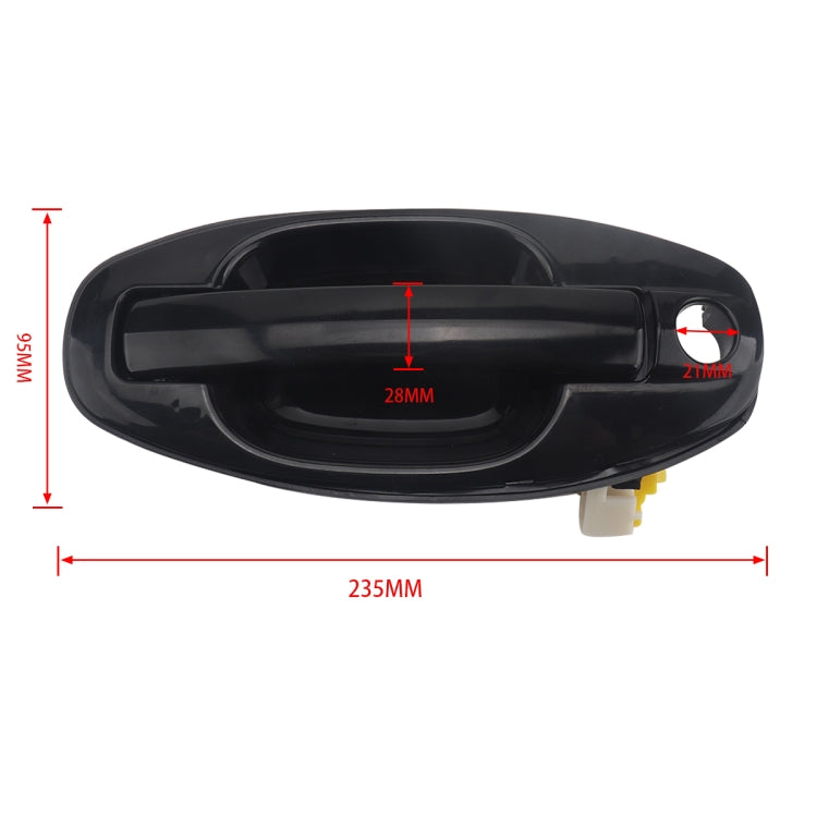 4 PCS A5875 Car Outside Door Handle 8265/6026000 for Hyundai Santa Fe 2001-2006, A5875