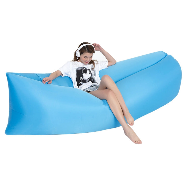 Outdoor Portable Lazy Water Inflatable Sofa Beach Grass Air Bed, Size: 200 x 70cm, 200 x 70cm Green, 200 x 70cm Pink, 200 x 70cm Rose Red, 200 x 70cm Sapphire Blue, 200 x 70cm Grass Green, 200 x 70cm Red, 200 x 70cm Yellow, 200 x 70cm Purple...