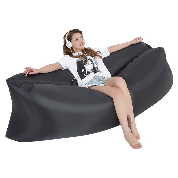 Outdoor Portable Lazy Water Inflatable Sofa Beach Grass Air Bed, Size: 200 x 70cm, 200 x 70cm Green, 200 x 70cm Pink, 200 x 70cm Rose Red, 200 x 70cm Sapphire Blue, 200 x 70cm Grass Green, 200 x 70cm Red, 200 x 70cm Yellow, 200 x 70cm Purple...