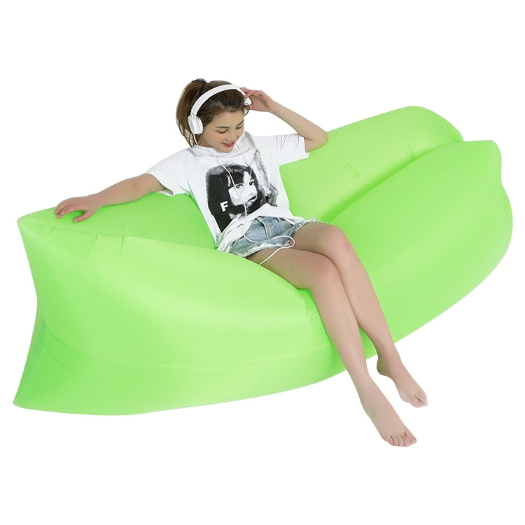 Outdoor Portable Lazy Water Inflatable Sofa Beach Grass Air Bed, Size: 200 x 70cm, 200 x 70cm Green, 200 x 70cm Pink, 200 x 70cm Rose Red, 200 x 70cm Sapphire Blue, 200 x 70cm Grass Green, 200 x 70cm Red, 200 x 70cm Yellow, 200 x 70cm Purple...