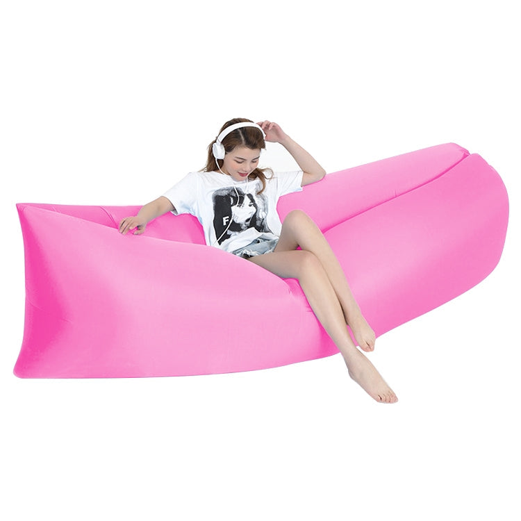 Outdoor Portable Lazy Water Inflatable Sofa Beach Grass Air Bed, Size: 200 x 70cm, 200 x 70cm Green, 200 x 70cm Pink, 200 x 70cm Rose Red, 200 x 70cm Sapphire Blue, 200 x 70cm Grass Green, 200 x 70cm Red, 200 x 70cm Yellow, 200 x 70cm Purple...