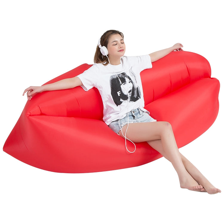 Outdoor Portable Lazy Water Inflatable Sofa Beach Grass Air Bed, Size: 200 x 70cm, 200 x 70cm Green, 200 x 70cm Pink, 200 x 70cm Rose Red, 200 x 70cm Sapphire Blue, 200 x 70cm Grass Green, 200 x 70cm Red, 200 x 70cm Yellow, 200 x 70cm Purple...