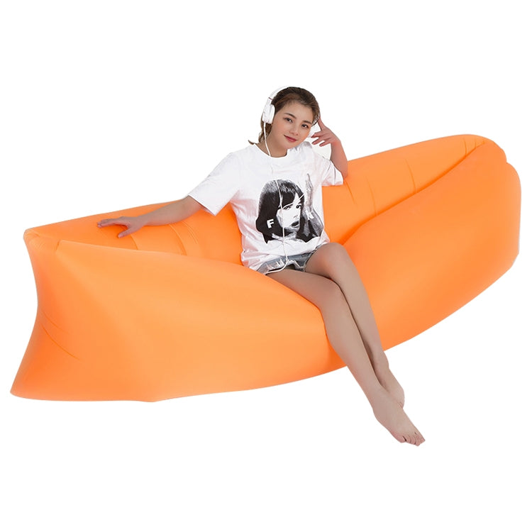 Outdoor Portable Lazy Water Inflatable Sofa Beach Grass Air Bed, Size: 200 x 70cm, 200 x 70cm Green, 200 x 70cm Pink, 200 x 70cm Rose Red, 200 x 70cm Sapphire Blue, 200 x 70cm Grass Green, 200 x 70cm Red, 200 x 70cm Yellow, 200 x 70cm Purple...