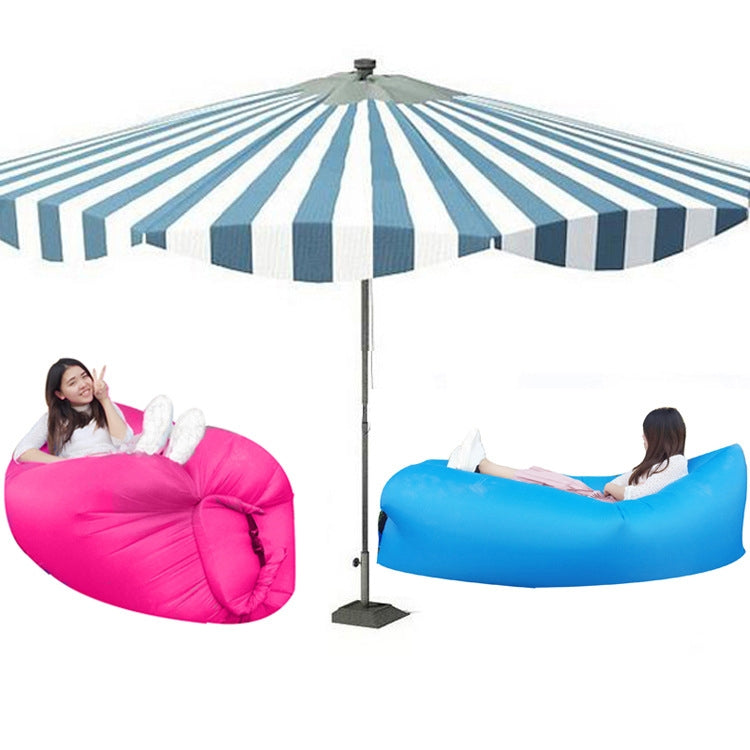 Outdoor Portable Lazy Water Inflatable Sofa Beach Grass Air Bed, Size: 200 x 70cm, 200 x 70cm Green, 200 x 70cm Pink, 200 x 70cm Rose Red, 200 x 70cm Sapphire Blue, 200 x 70cm Grass Green, 200 x 70cm Red, 200 x 70cm Yellow, 200 x 70cm Purple...