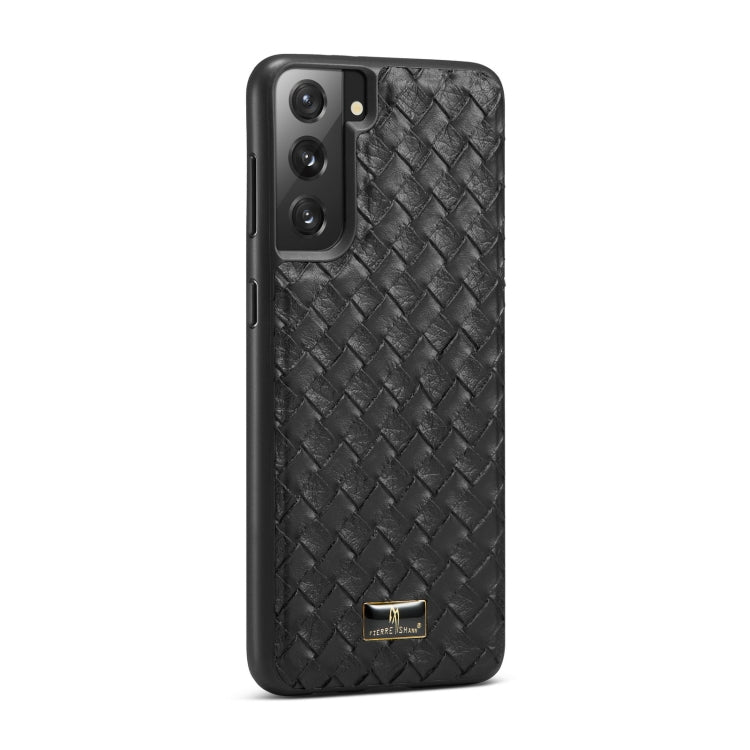 Fierre Shann Leather Texture Phone Back Cover Case, For Samsung Galaxy Note20 Ultra, For Samsung Galaxy S21 5G, For Samsung Galaxy S21+ 5G, For Samsung Galaxy S21 Ultra 5G, For OPPO Find X3