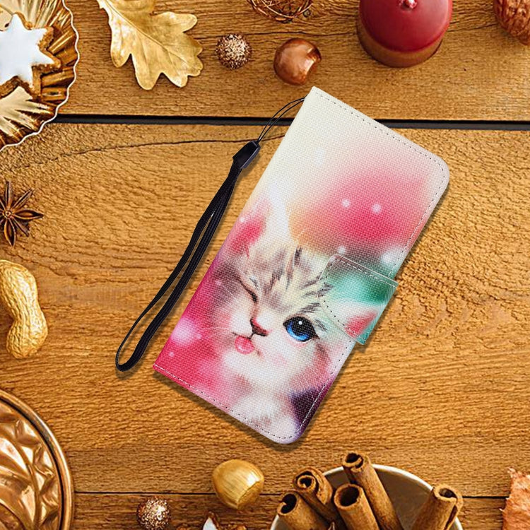 Painted Pattern Horizontal Flip Leathe Case, For OPPO Reno4 Lite