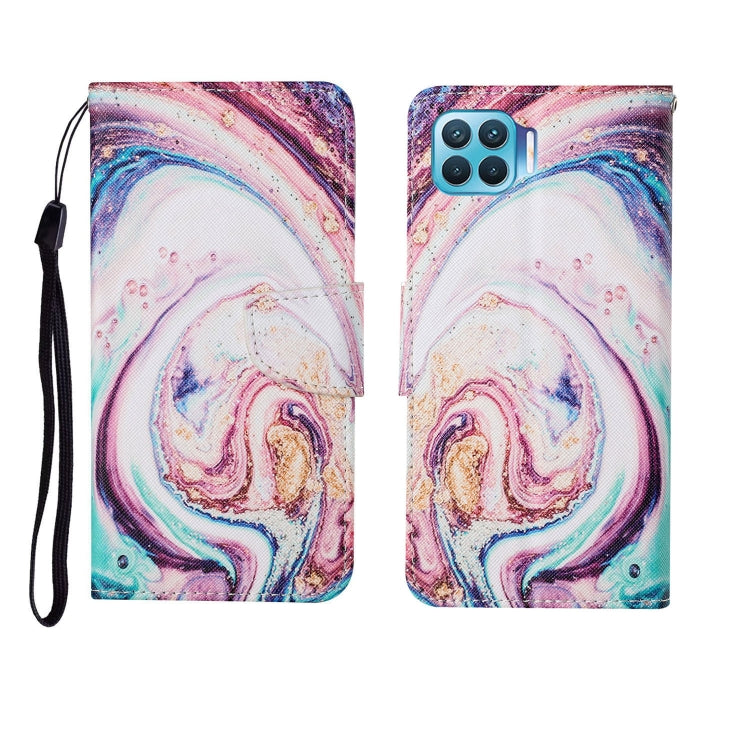 Painted Pattern Horizontal Flip Leathe Case, For OPPO Reno4 Lite