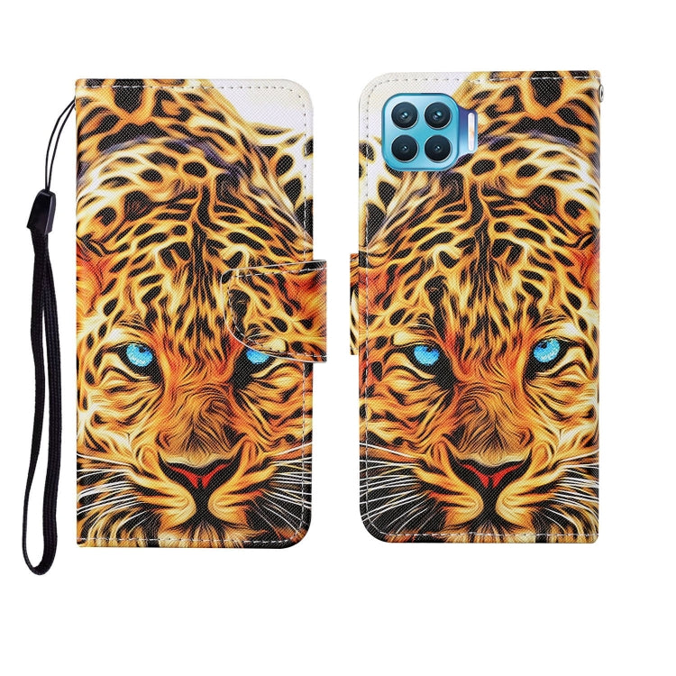 Painted Pattern Horizontal Flip Leathe Case, For OPPO F17 Pro
